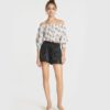 Quần short ống rộng cột dây mỏng